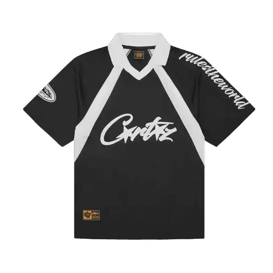 Corteiz Allstarz Football T-Shirt Black Corteiz Allstarz Football T-Shirt Black