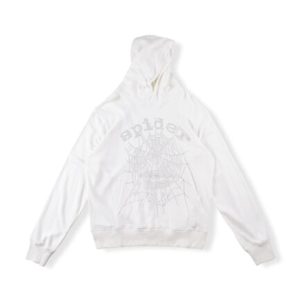 Sp5der Thug Spider Hoodie White