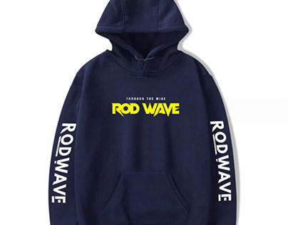 Rod Wave Blue Hoodie