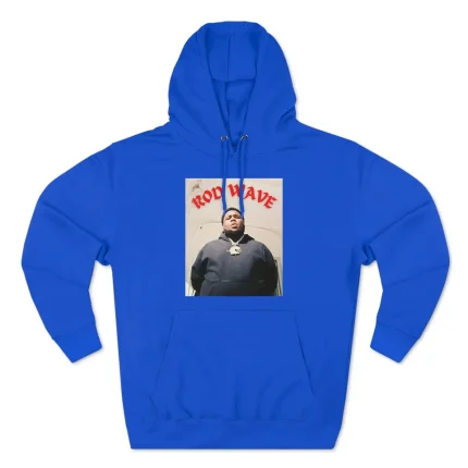 Blue Rod Wave Hoodie