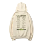 Noah Kahan Camp Tour Beige Hoodie