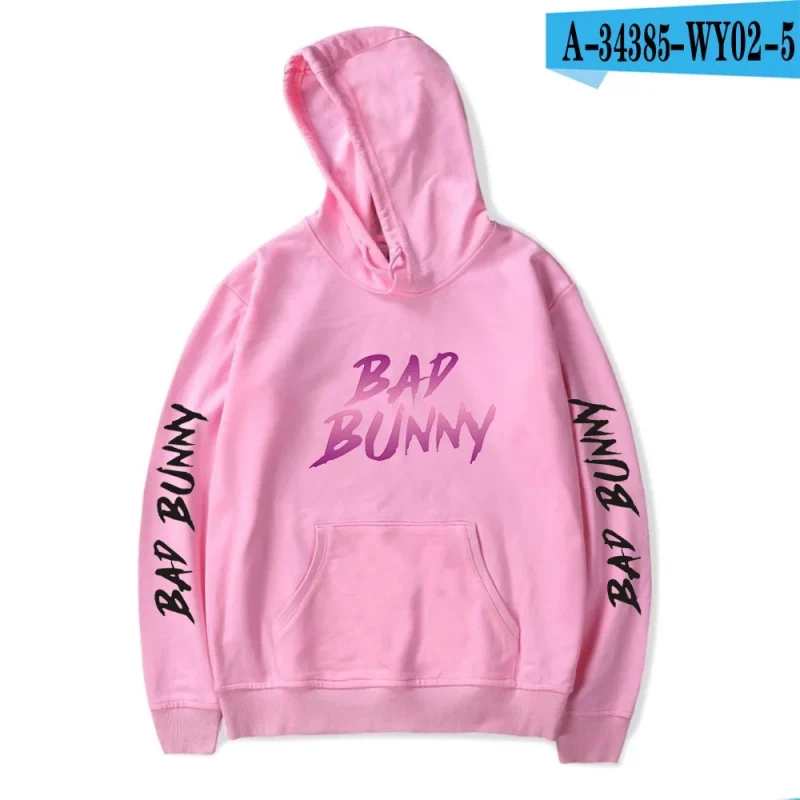 Bad Bunny Glow in the Dark Printed Hoodie