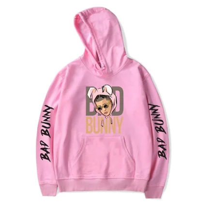 Bad Bunny Pullover Hooded Sweatshirt