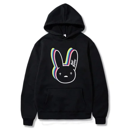 Bad Bunny Stetch Logo Hoodie