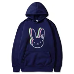 Bad Bunny Stetch Logo Hoodie