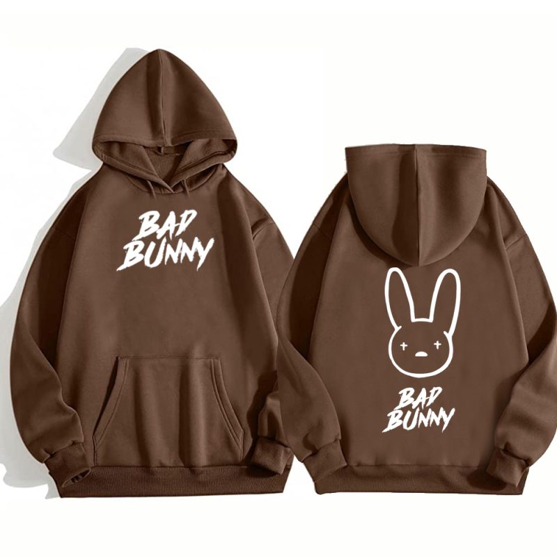 Bad Bunny Brown Hoodie