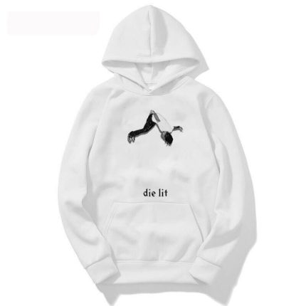 Casual Men Vintage Playboi Carti Die Lit Hoodie
