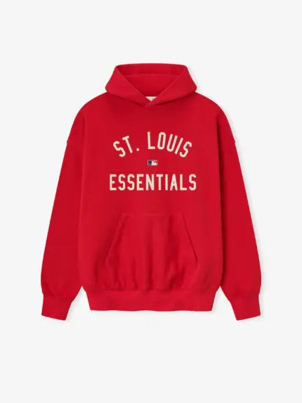ST Essentials Hoodie – Louis Red
