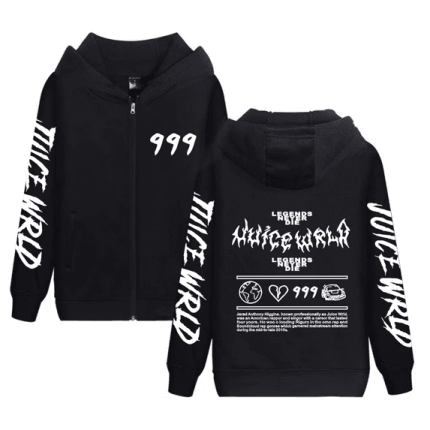 FGRSGHACVN NEW HOT 2025 Juice WRLD Unisex Zip Up Hoodie