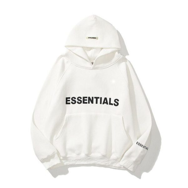 White Essentials Hoodie White Essentials Hoodie