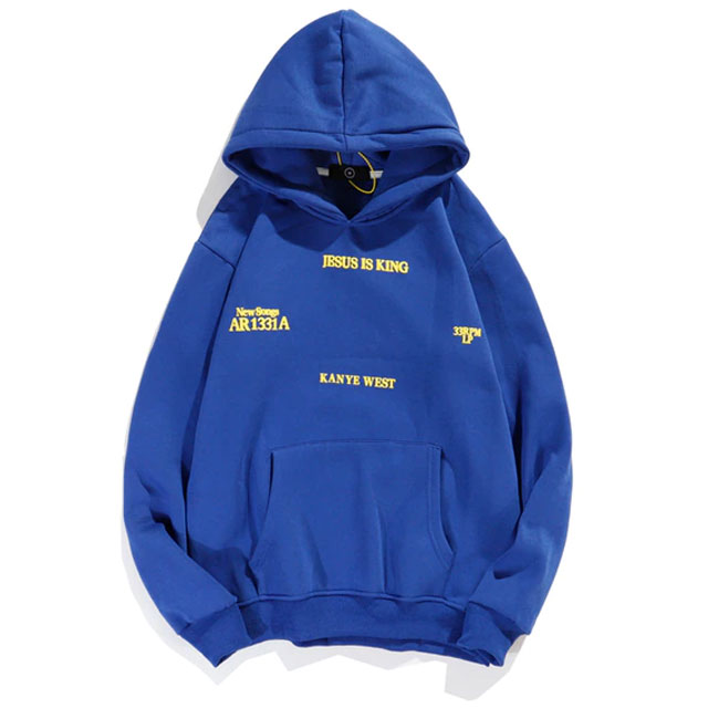 Free Hoover Kanye West Hoodie (Blue & Black)