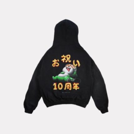 Kiss Land 10 Year Wanderlust Black Pullover Hoodie