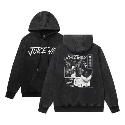  Juice Wrld washed vintage hoodie