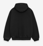 Essentials Fear of God Shrunken Black Hoodie