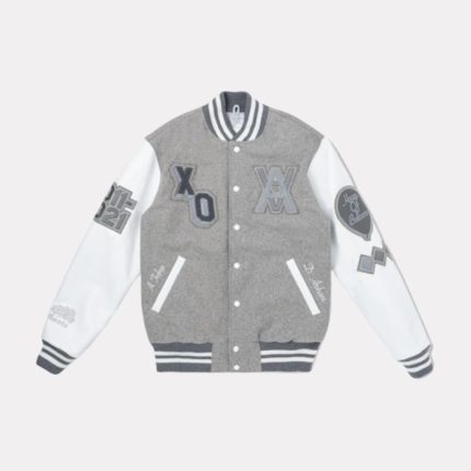 The Weeknd House Of Balloons Premium Award Jacket White Grey