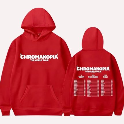 Chromakopia The World Tour Red Hoodie – Limited Edition 2025