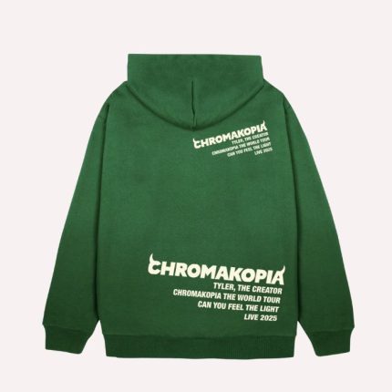 CHROMAKOPIA Signature Varsity Green Tour Hoodie