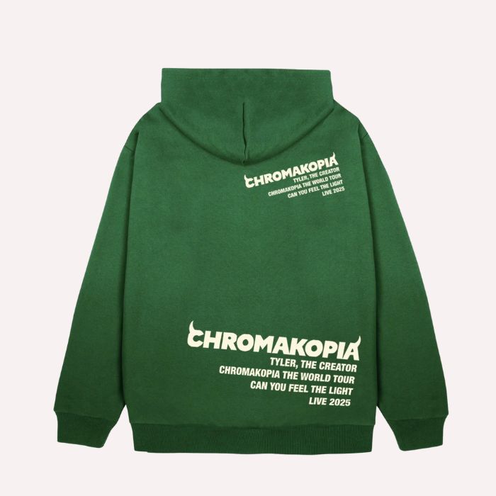 CHROMAKOPIA Signature Varsity Green Tour Hoodie