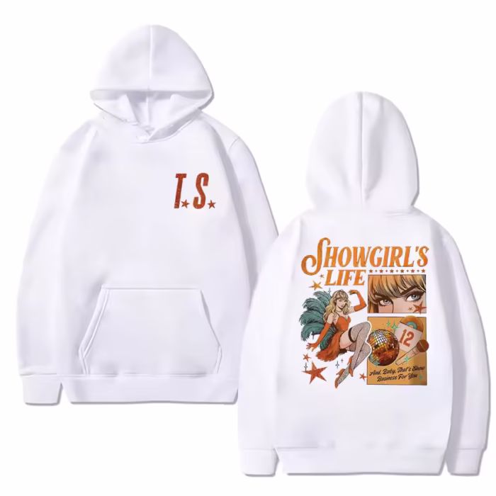 Hot Sale The Life of A Showgirl 2025 New Album Double Sided print Hoodie