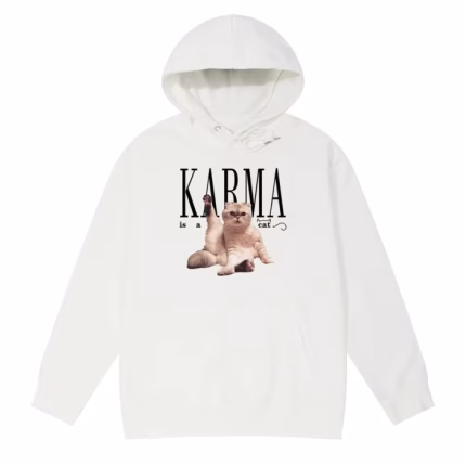 Karma is a Cat Taylor Vintage Hoodie