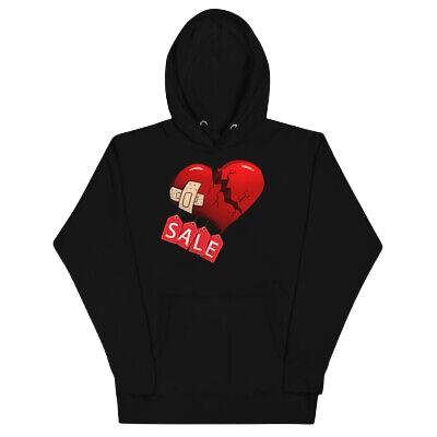Heart For Sale Rod Wave Black Hoodie