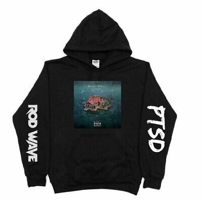Rod Wave PTSD Black Hoodie