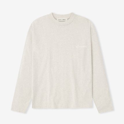 Essential Embroidered Classic Long Sleeve Tee