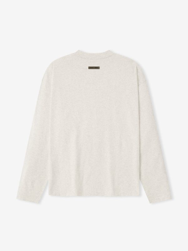 Essential Embroidered Classic Long Sleeve Tee