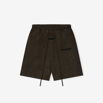 Essentials Suede Fleece Relaxed Short