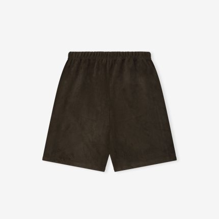 Essentials Suede Fleece Relaxed Short