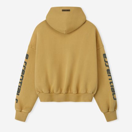 Essentials Cropped Relaxed Hoodie