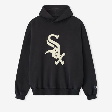 Essential White Logo Sox Sport Hoodie