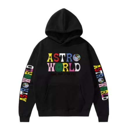 AstroWorld look mom I can fly pullover hoodie