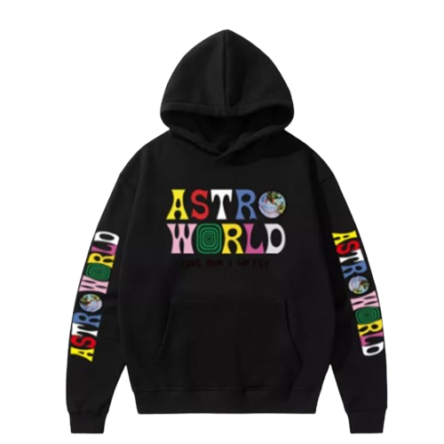 AstroWorld look mom I can fly pullover hoodie