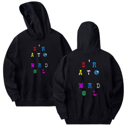 Astroworld Hoodie Colored Letters