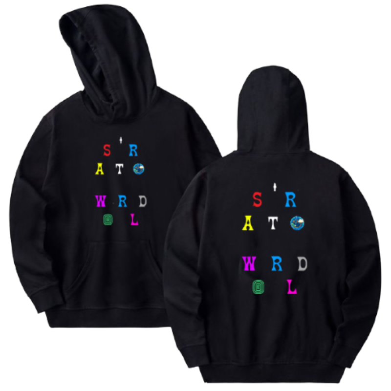 Astroworld Hoodie Colored Letters
