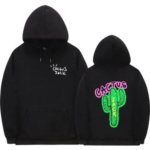Cactus Jack Black Hoodie