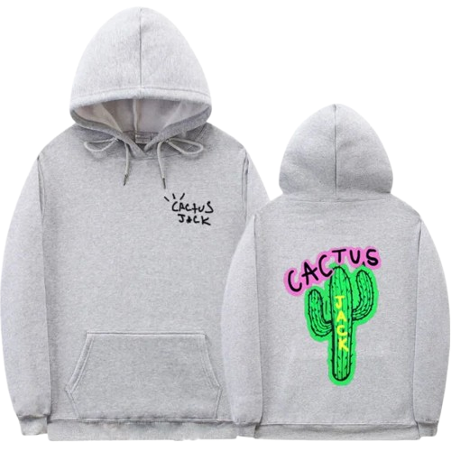 Cactus Jack Grey Hoodie