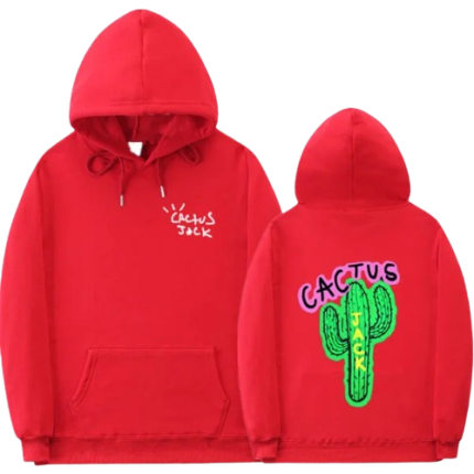 Cactus Jack Red Hoodie