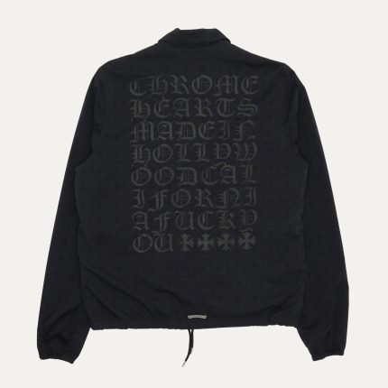 Chrome Hearts Eyechart Logo Monogram Coach Jacket
