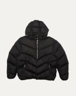 Chrome Hearts Chunk Half Dagger Zip Puffer Jacket Black