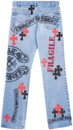 Chrome Hearts Custom Stencil Denim Blue