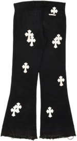 Chrome Hearts Jeans With Cross Black
