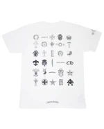 Chrome Hearts Multi Logo Short Sleeve T-Shirt