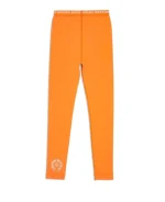 Chrome Hearts Orange Leggings Bold Streetwear