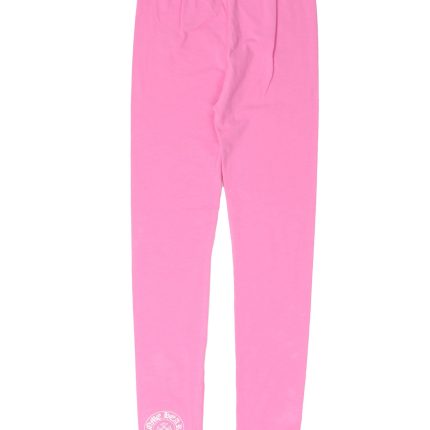 Chrome Hearts Pink Leggings with Bold Side Cross Pattern