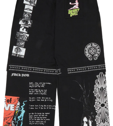 Chrome Hearts x Deadly Doll Sweatpants Black