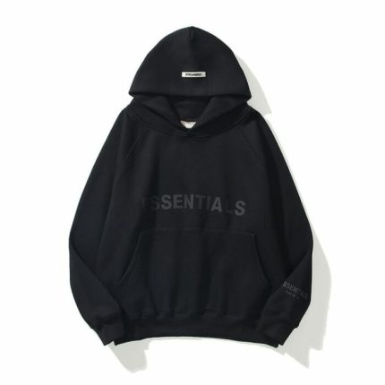 Essentials Oversize Hoodie Black
