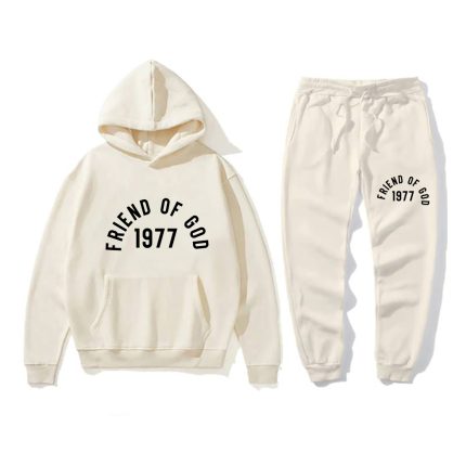 Essential Friend 1977 Tracksuit – Off White