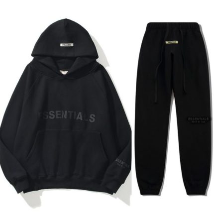 Fear of God Essentials Oversized Tracksuit – Black
